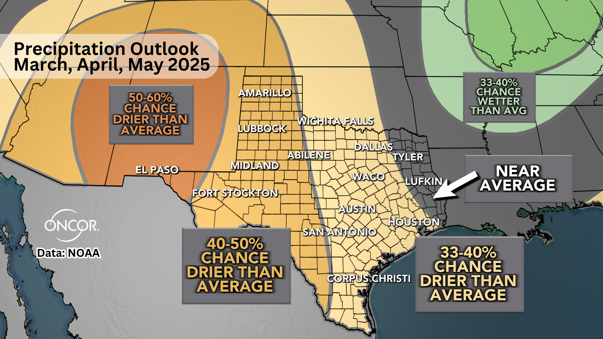 Spring precip NOAA 2025