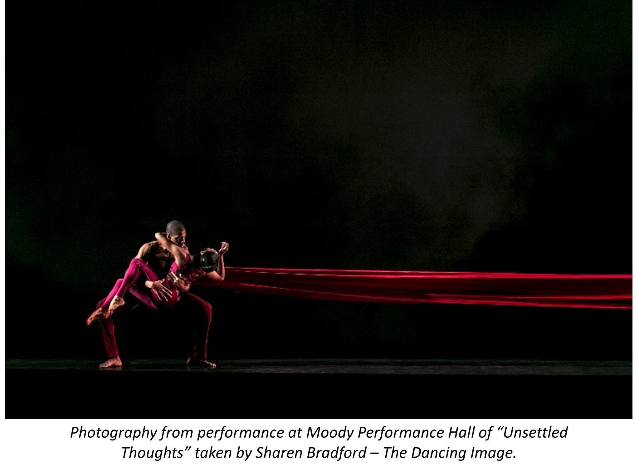 Performance at Moody Hall of "Unsettled Thoughts"