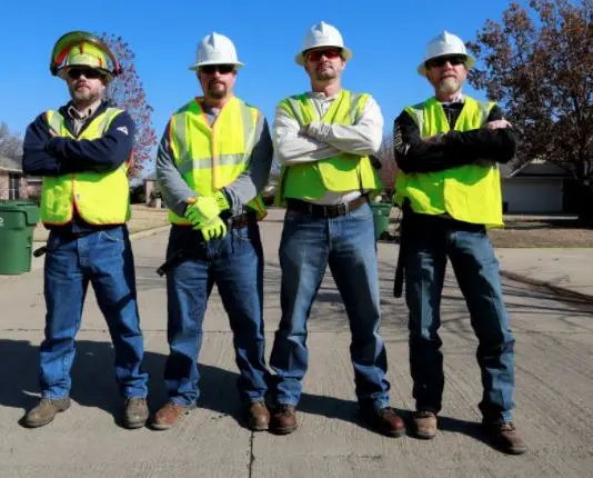 Oncor team of 'electric detectives' pose for picture  