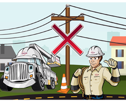 Lineman Luís™ and Buck the Oncor Truck℠ are two of the animated characters that bring Oncor's Super Safe Kids to life.