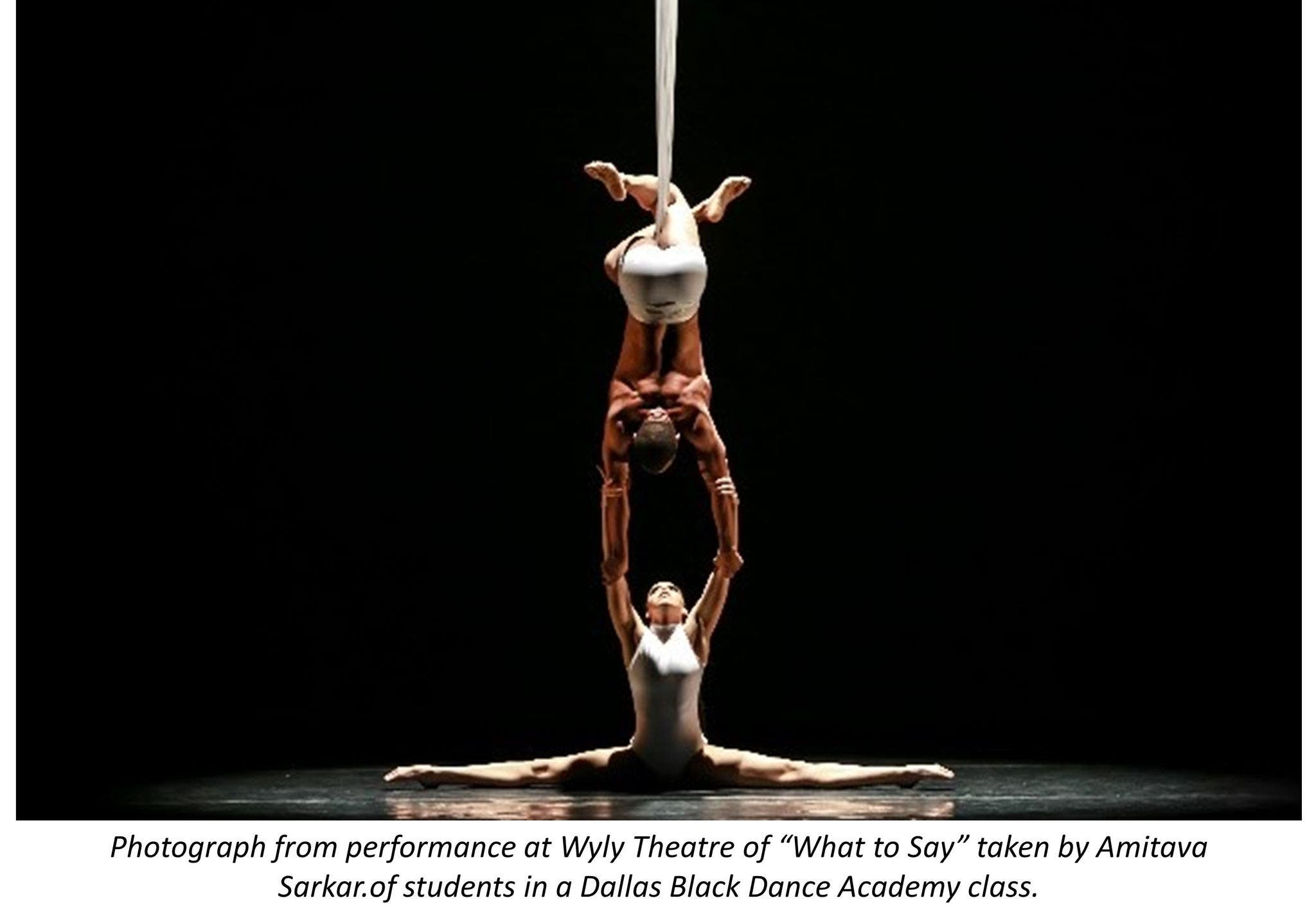 Performance at Wyly Theatre of "What to Say"